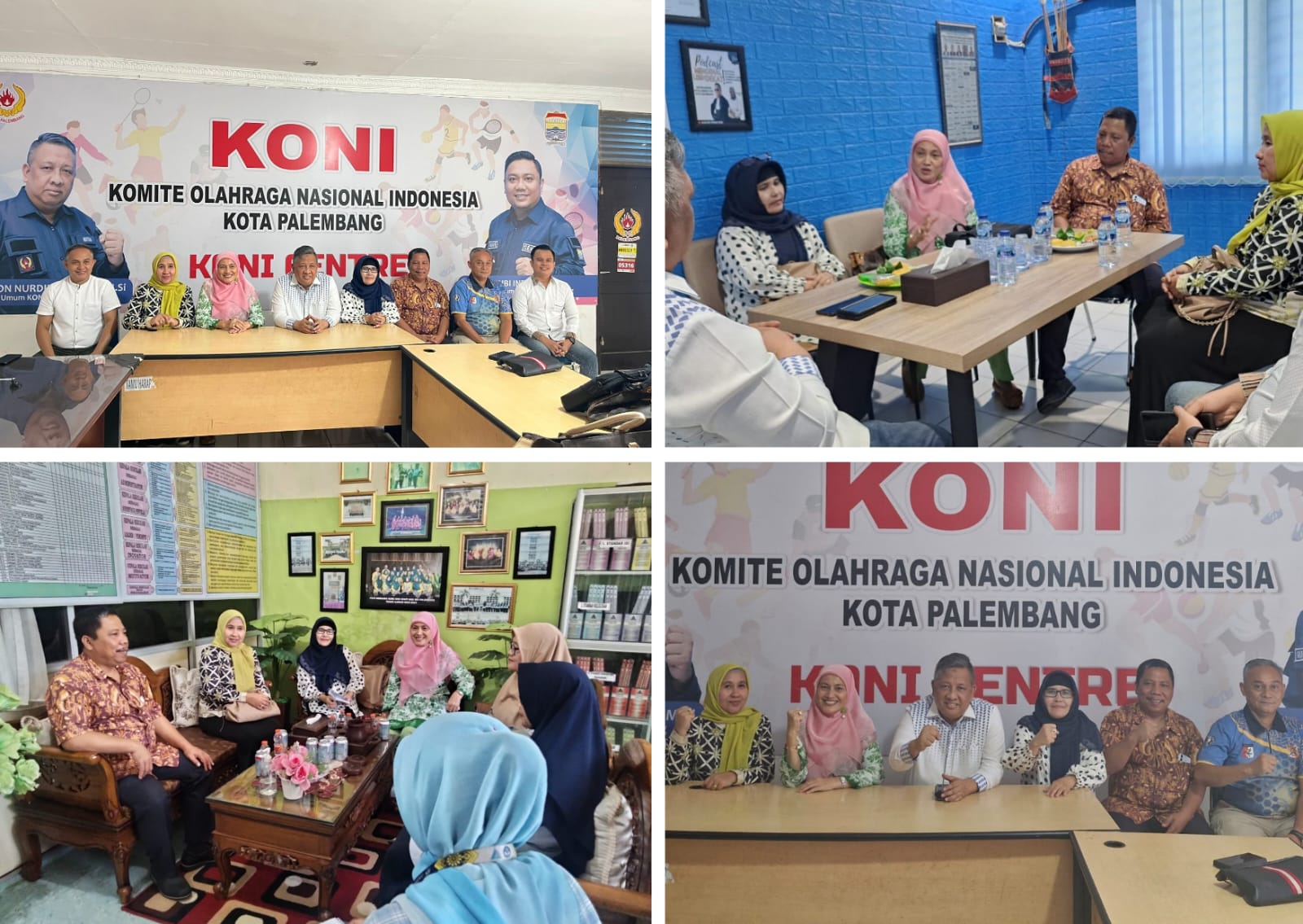 Kunjungan Rektor Universitas Palembang ke SMA IBA Palembang dan KONI Kota Palembang untuk Meningkatkan Kerjasama Antar Institusi.