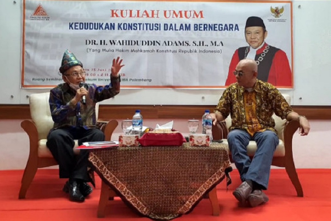 Wahiduddin Adams Bahas MK dalam Sistem Ketatanegaraan Indonesia