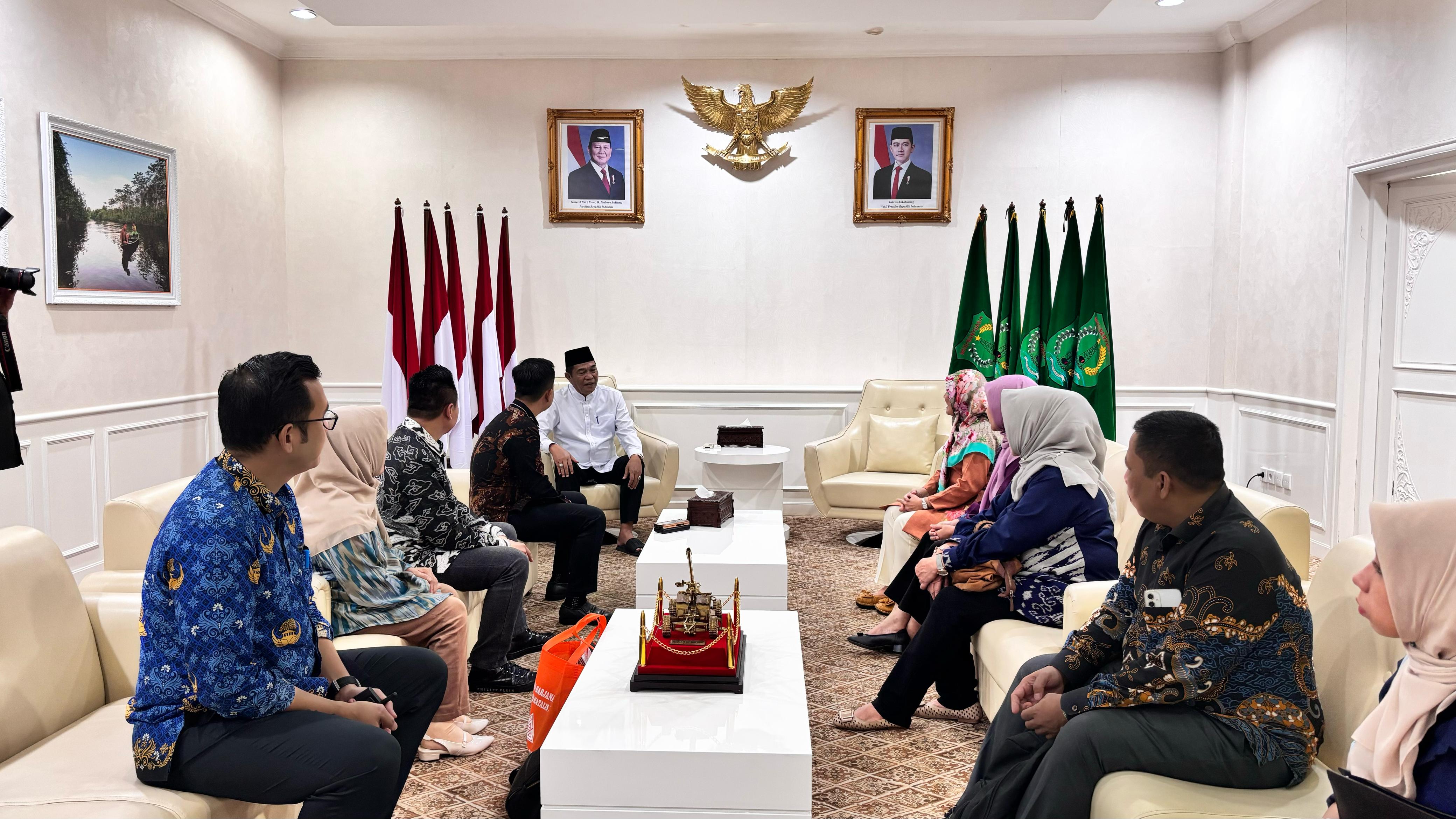 Audensi dan Silaturahmi  Rektor Universitas IBA dengan Bupati  Kabupaten Musi Banyuasin