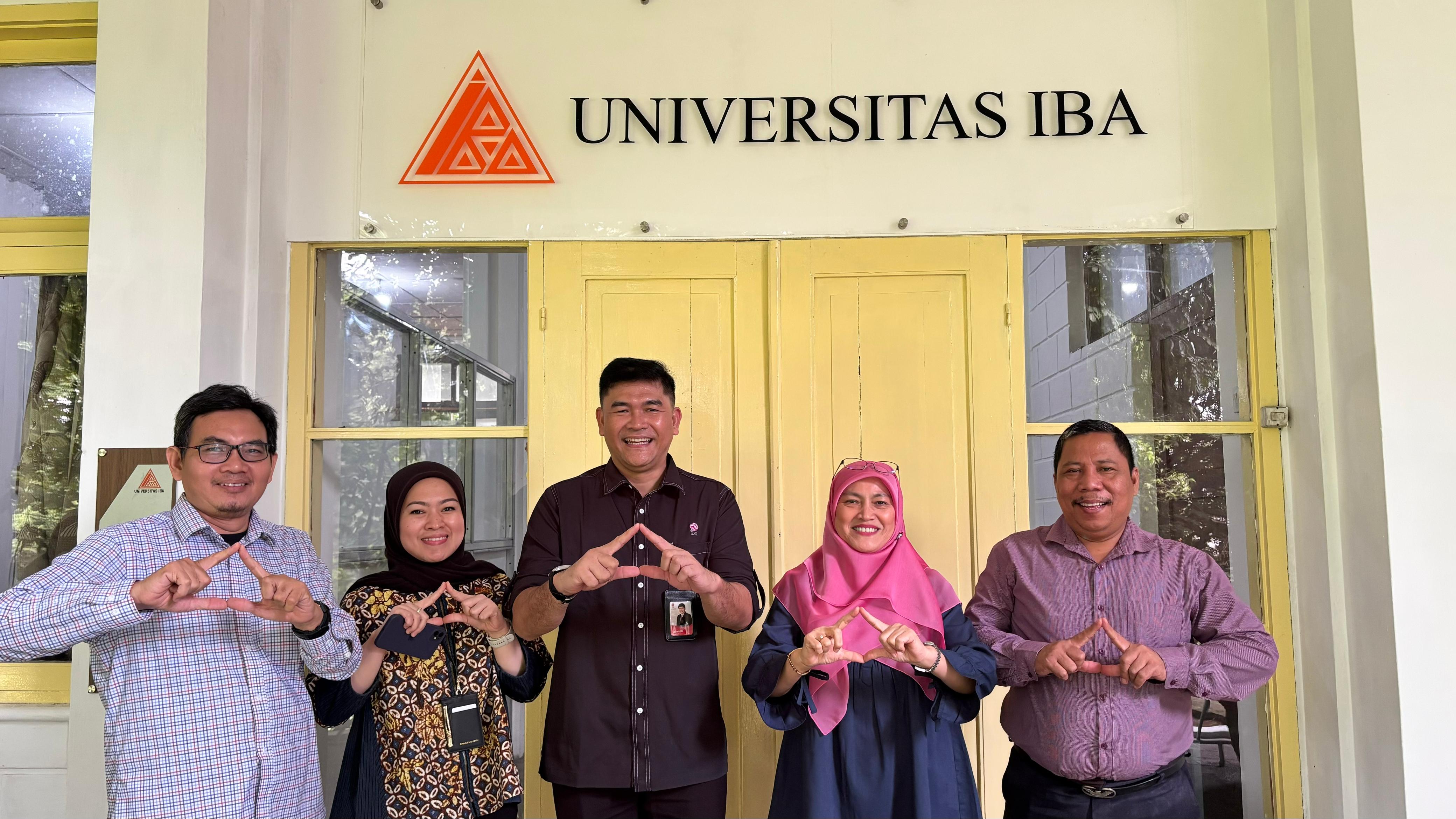 Rektor Universitas IBA menerima kunjungan PT. Bursa Efek Indonesia dalam rangka menjalin kerjasama
