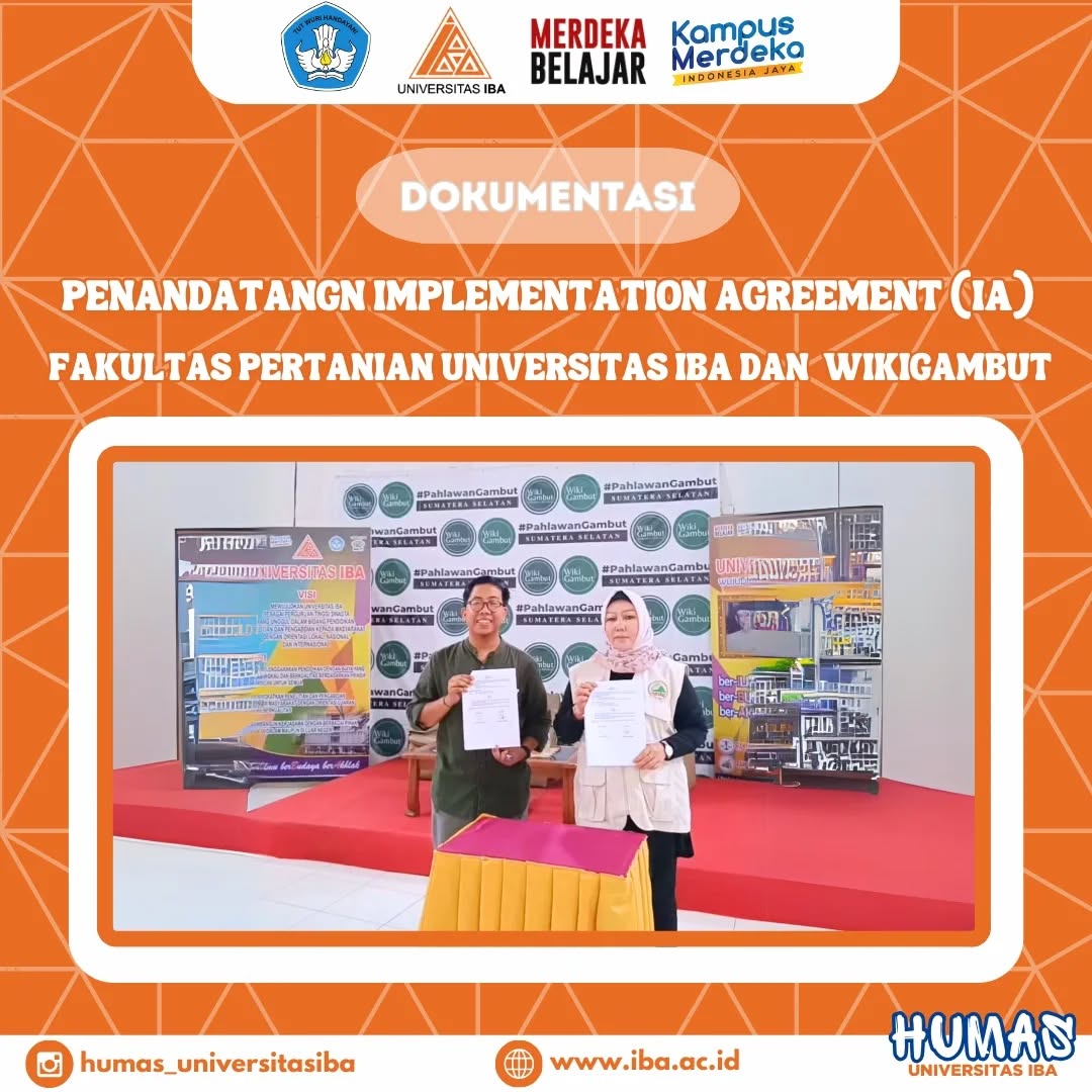 Penandatanganan Implementation Agreement (IA) Fakultas Pertanian dan Wikigambut