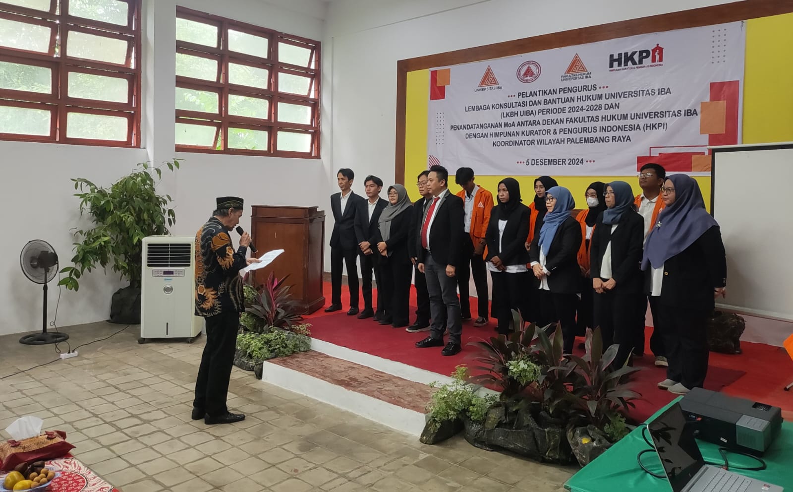 Pelantikan Pengurus LKBH Universitas IBA  Periode 2024 - 2028