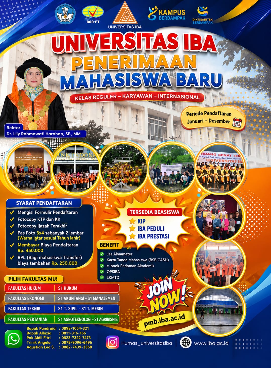 Universitas IBA Membuka Penerimaan Mahasiswa Baru, Tawarkan Beasiswa dan Program Unggulan