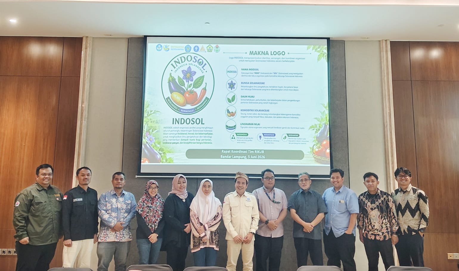 Rapat Tim Peneliti RISET KONSORSIUM UNGGUL BERDAMPAK  ( RIKUB) terdiri dari : IPB University, UNIVERSITAS IBA, Universitas Bengkulu, dan  Politeknik Negeri Lampung