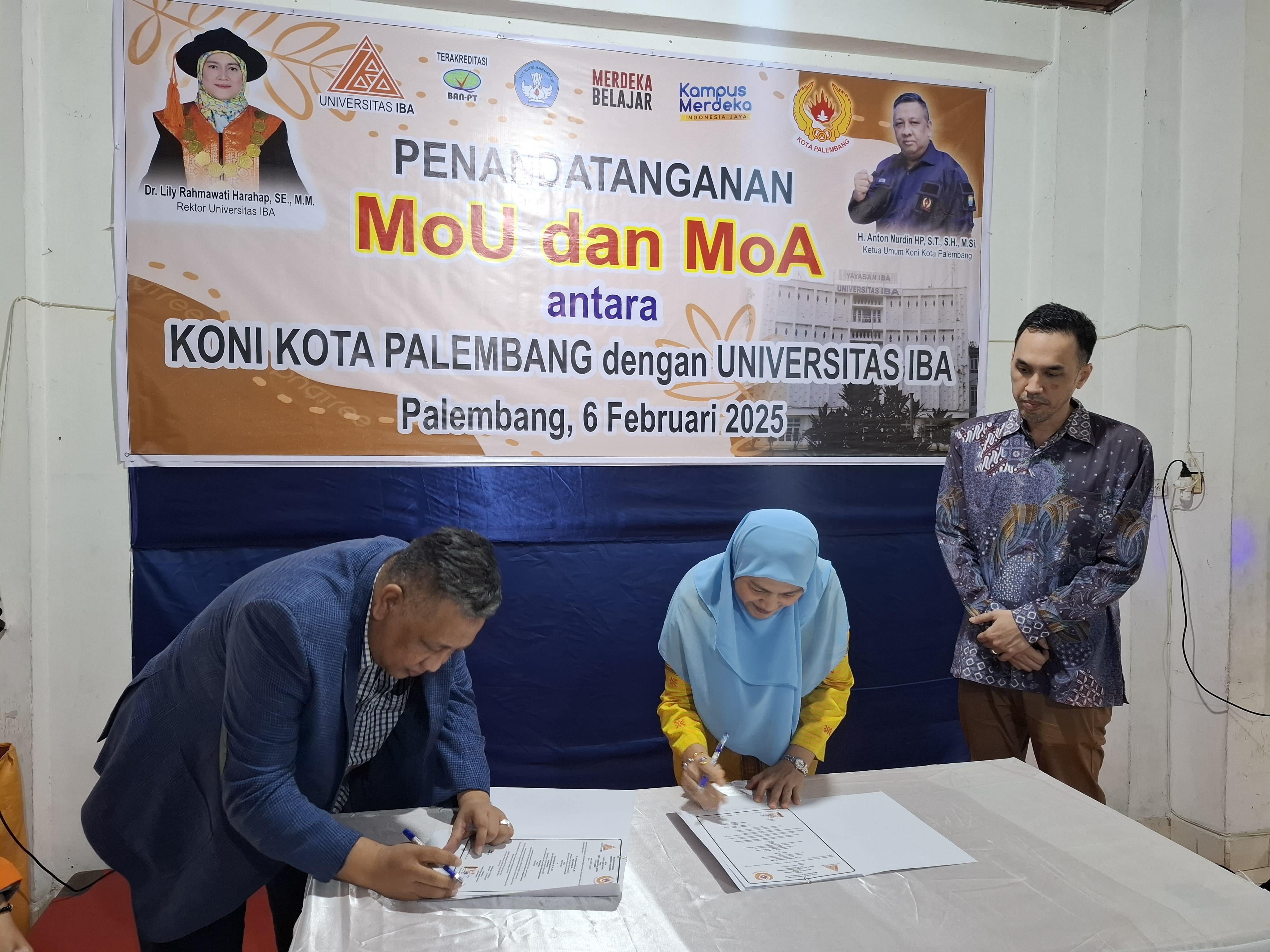 MoU dan MoA dengan KONI Kota Palembang