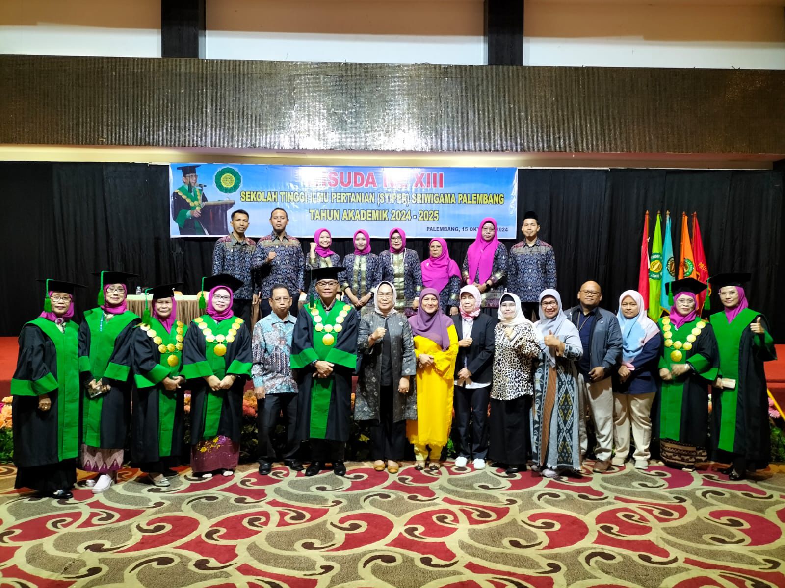 Menghadiri  Undangan Wisuda STIPER SRIGAMA